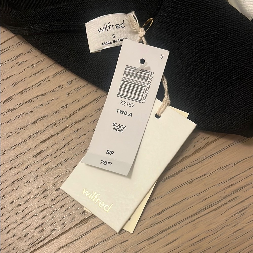 Wilfred Black cropped halter, tie back - Picture 9 of 14